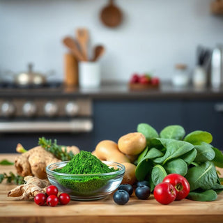 Supermaistas su spirulina ir acerola