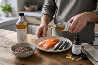 Vyras virtuvėje - Omega 3 šaltiniai