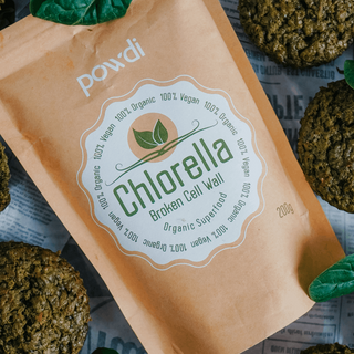 Ekologiška Chlorella (milteliai), 200 g - 600 g