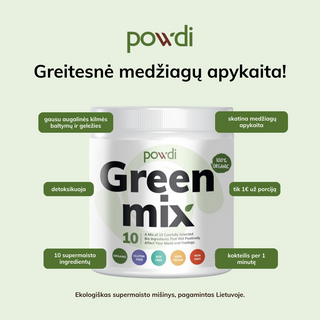 RINKINYS: Green mix + Energy mix +Immunity mix