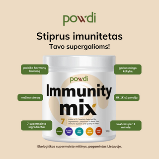 RINKINYS SUPERGALIOMS: Green mix + Energy mix +Immunity mix