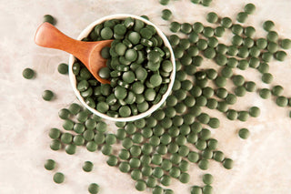 Spirulina ir chlorella mixas tabletės