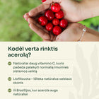 Delnuose acerolos vaisiai – kodėl verta rinktis acerolą