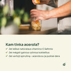 Vyras gamina vaisių kokteilį – kam tinka acerola