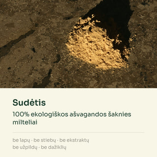 Ašvagandos (ashwagandha) milteliai, ekologiški – 100 g