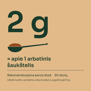 Chaga (juodojo beržo grybo) milteliai, ekologiški – 100 g