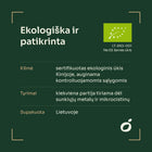 Ekologiška chlorella, ES ekologinis sertifikatas LT-EKO-001, kiekviena partija tiriama dėl sunkiųjų metalų ir mikrocistinų