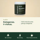 Gyvūninio kolageno sudėtis: 100% hidrolizuotas galvijų kolagenas