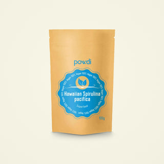 POWDI Havajų spirulinos tabletės, 100 g pakuotė
