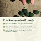 Premium spirulina iš Havajų – Spirulina Pacifica tabletės