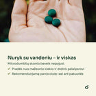 Havajų spirulinos tabletės delne – nuryk su vandeniu