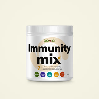 Immunity MIX kokteilio milteliai POWDI, 300 g indelis