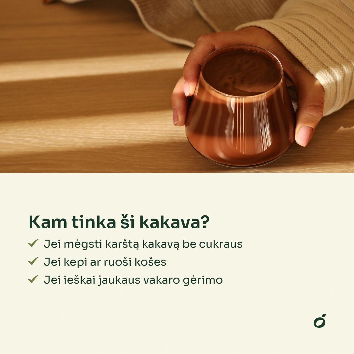 Kakavos milteliai, nealkalizuoti, ekologiški