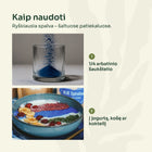 Kaip naudoti mėlynąją spiruliną: 1/4 arbatinio šaukštelio į jogurtą, košę ar kokteilį