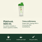 Plaktuvė-gertuvė, 500 ml, su vidiniu tinkleliu ir apatiniu indeliu