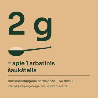 Reishi grybų milteliai, ekologiški (tikrinis blizgutis) – 100 g