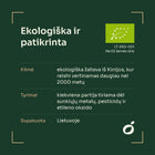 Ekologiški reishi milteliai iš Kinijos, ES ekologinis sertifikatas LT-EKO-001, supakuota Lietuvoje