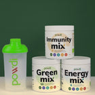 Rinkinys: Powdi plaktuvė ir Green MIX, Energy MIX arba Immunity MIX mišinys