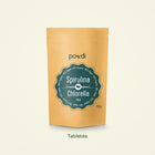 Powdi ekologiškos spirulinos ir chlorellos tabletės, 150 g pakuotė