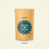 Spirulinos ir chlorellos tabletės, ekologiškos