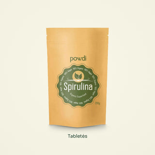 POWDI ekologiškos spirulinos tabletės, 200 g pakuotė