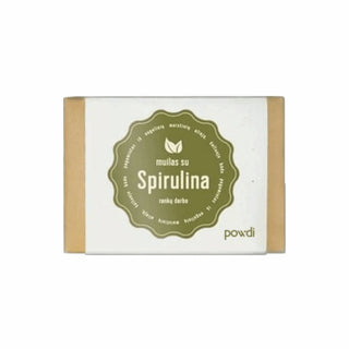 Natūralus rankų darbo muilas su ekologiška spirulina sausai odai POWDI