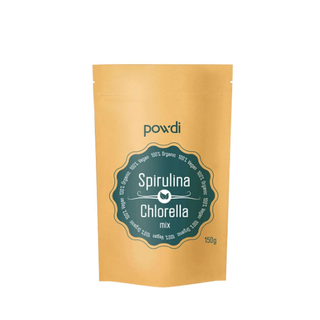 Spirulinos ir Chlorellos mišinys tabletėmis (111% B12 normos) POWDI