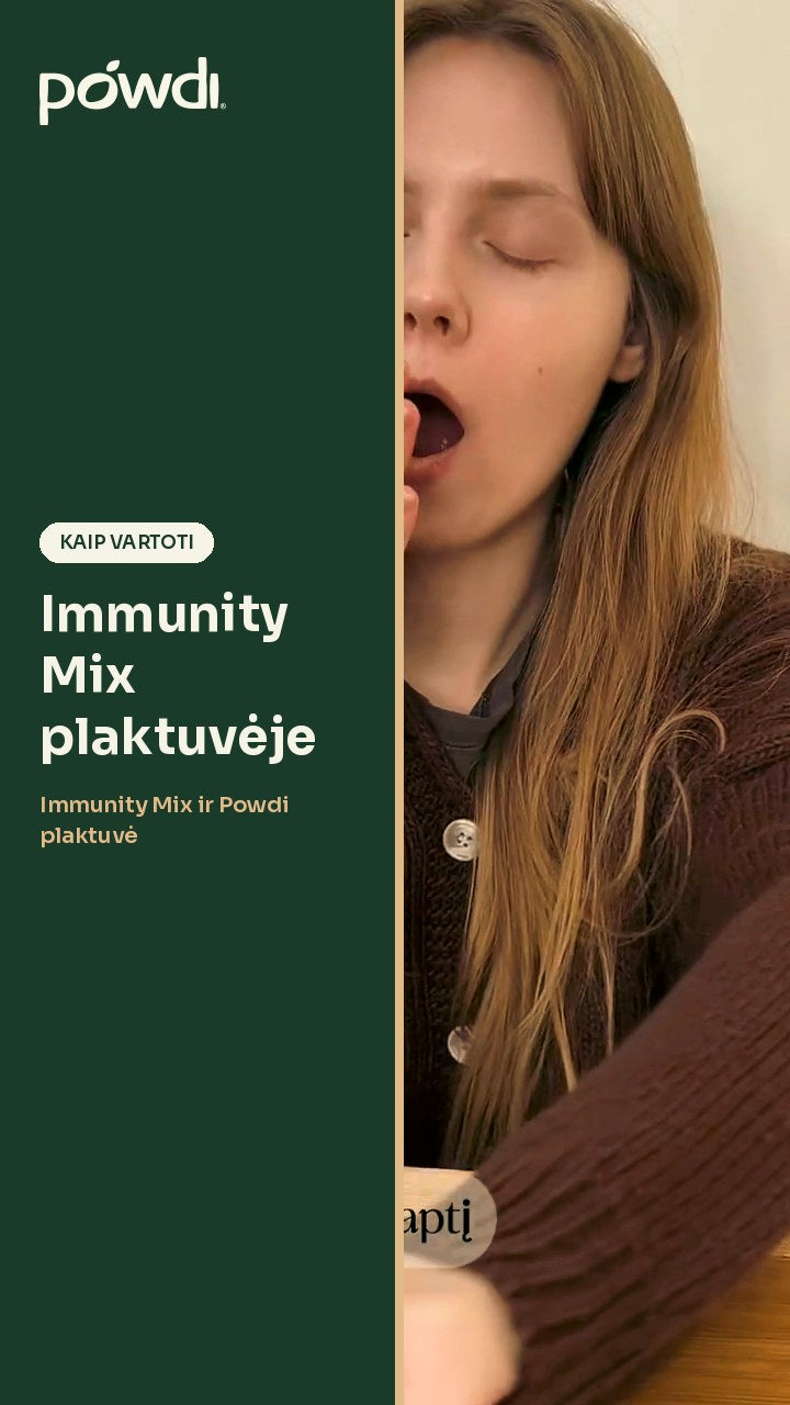 Immunity Mix plaktuvėje